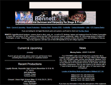 Tablet Screenshot of gbennett.whsites.net